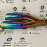 اگزوز قهرمانی اکراپوویچ دو لول هفت رنگ سایلنسر دار هفت رنگ