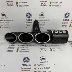 اگزوز قهرمانی سه لول toce بدون سایلنسر