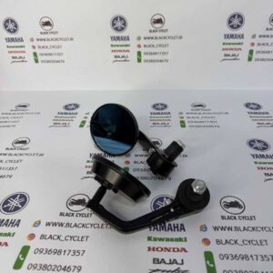 آینه سر فرمان موتور سیکلت گرد مشکی