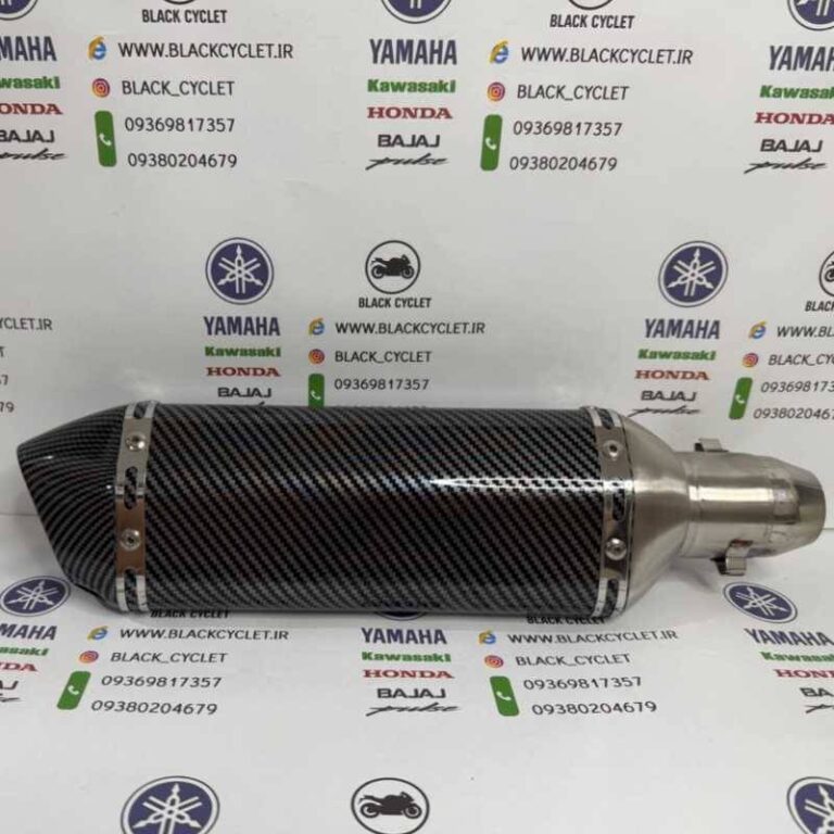 اگزوز قهرمانی اکروپاویچ ۶ گوش متوسط دهن گرد سایلنسر دار فول کربن