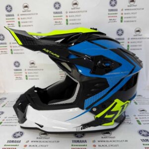 کلاه کاسکت کراسی اورجینال 6d آبی فسفری